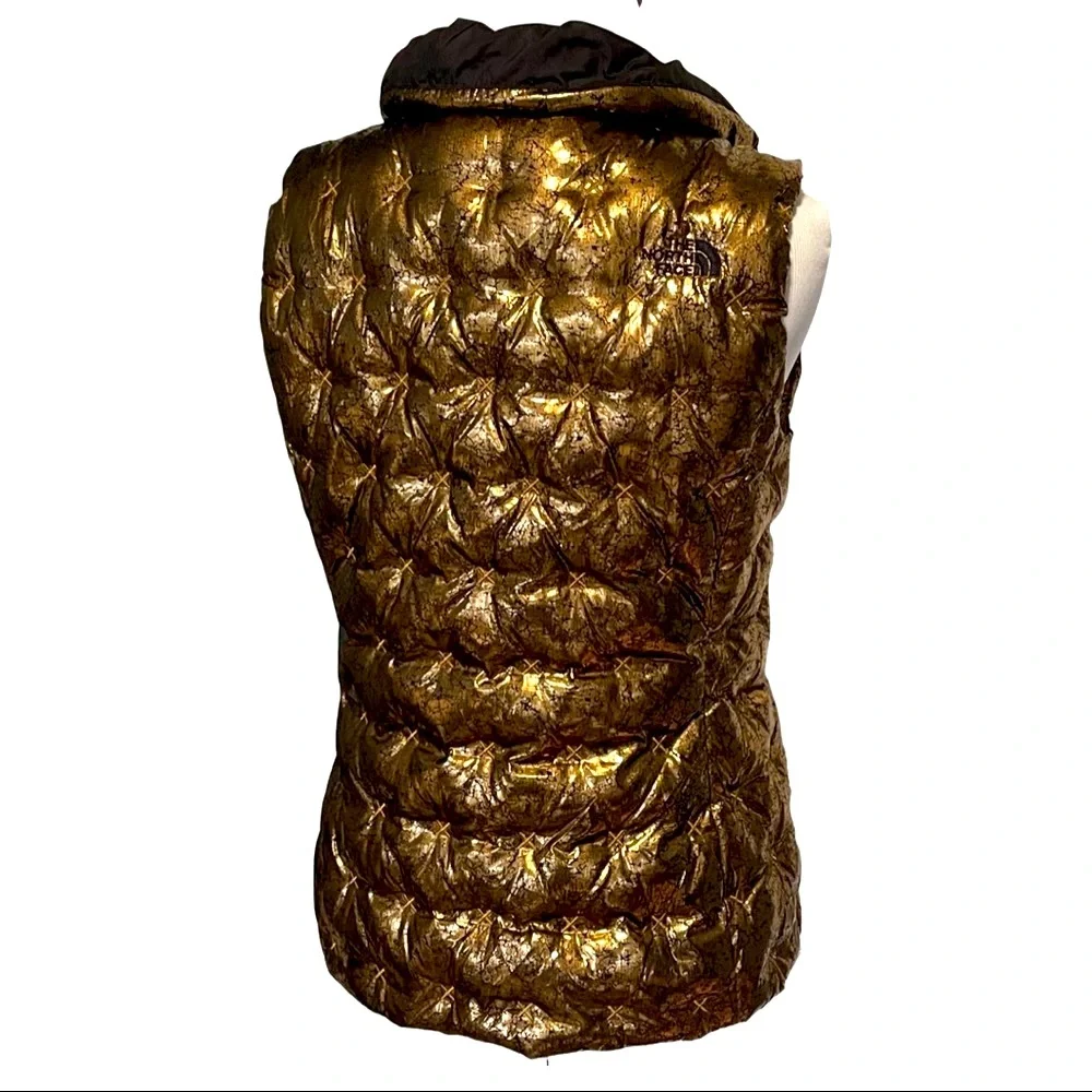 The North Face HollaDown Copper Metallic Vest Urban Explore  XS